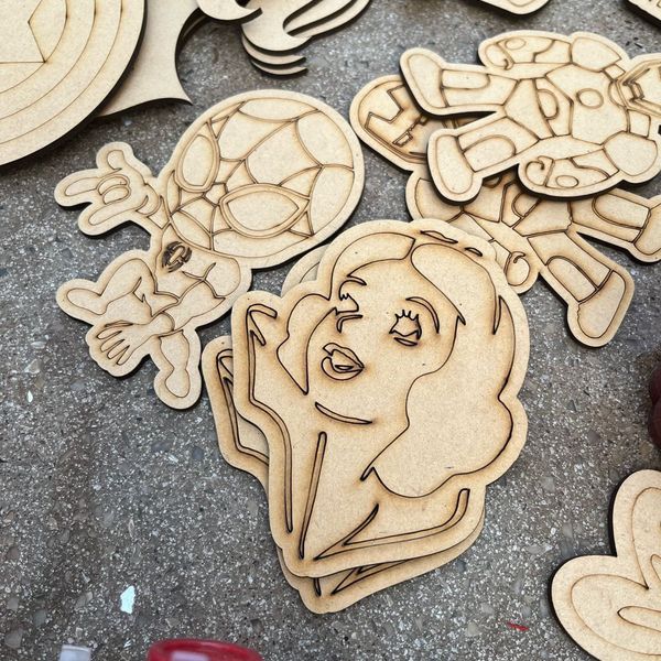 Wooden Fridge Magnets Wooden Fridge Magnets